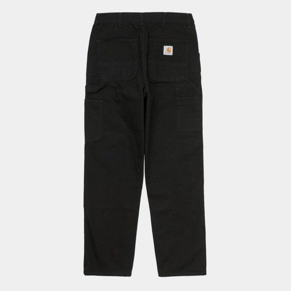 Carhartt WIP Double Knee Pant Black Rinsed-Black Sheep Skate Shop