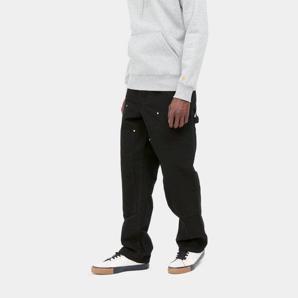 Carhartt WIP Double Knee Pant Black Rinsed-Black Sheep Skate Shop