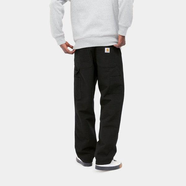 Carhartt WIP Double Knee Pant Black Rinsed-Black Sheep Skate Shop