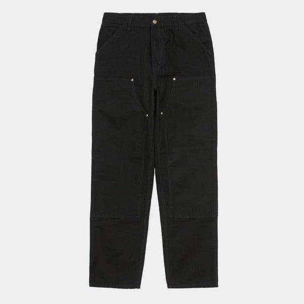 Carhartt WIP Double Knee Pant Black Rinsed-Black Sheep Skate Shop