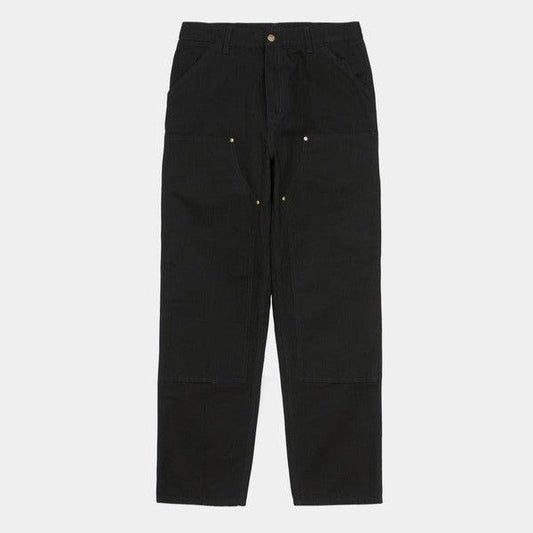 Carhartt WIP Double Knee Pant Black Rinsed-Black Sheep Skate Shop
