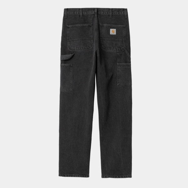 Carhartt WIP Double Knee Pant Black Stone Washed Denim-Black Sheep Skate Shop