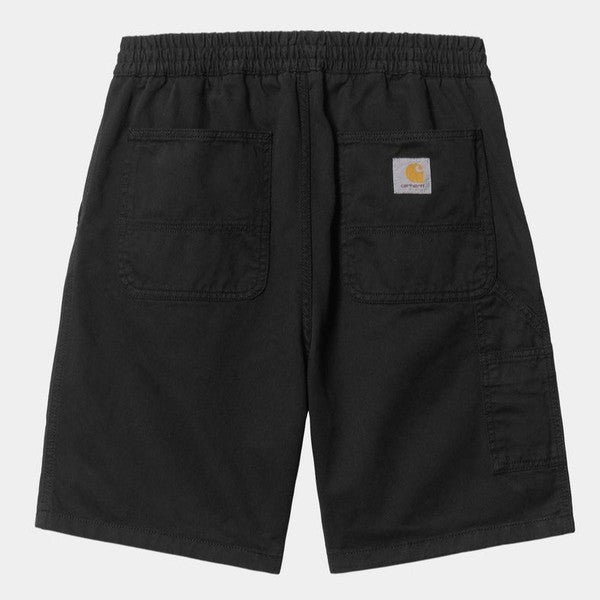 Carhartt WIP Flint Short Black Garment Dyed-Black Sheep Skate Shop