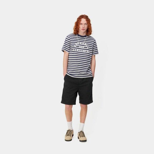 Carhartt WIP Flint Short Black Garment Dyed-Black Sheep Skate Shop