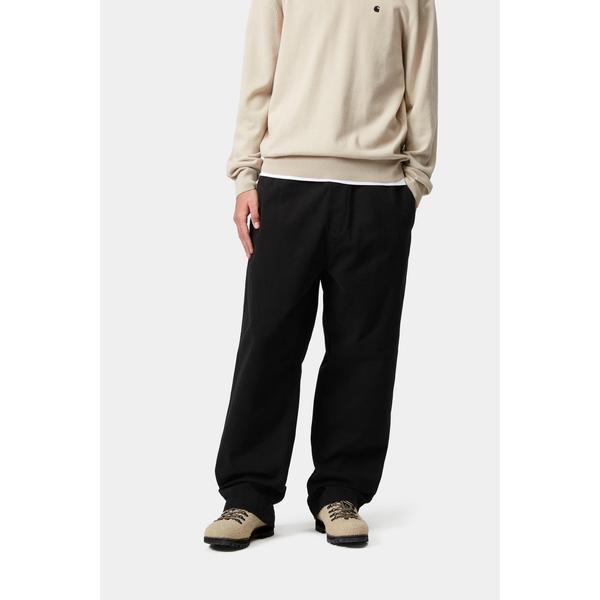 Carhartt WIP Floyde Pant Garment Dyed Black-Black Sheep Skate Shop