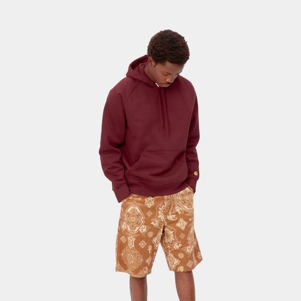 Carhartt WIP Hooded Chase Sweatshirt Corvina - Gold-Black Sheep Skate Shop