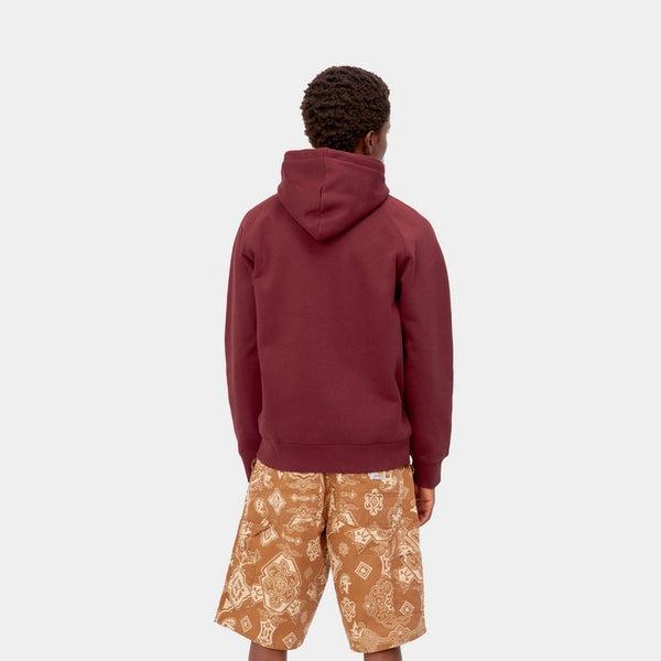 Carhartt WIP Hooded Chase Sweatshirt Corvina - Gold-Black Sheep Skate Shop