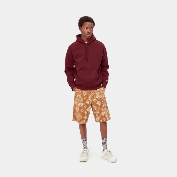 Carhartt WIP Hooded Chase Sweatshirt Corvina - Gold-Black Sheep Skate Shop