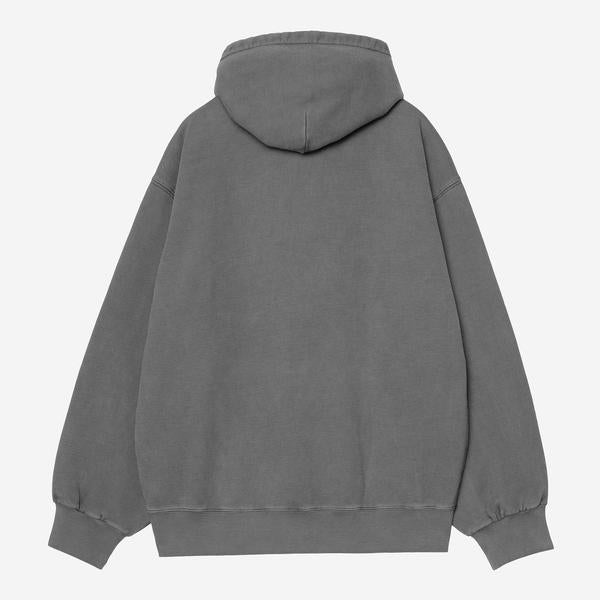 Carhartt WIP Hooded Vista Sweatshirt Black Garment Dyed-Black Sheep Skate Shop
