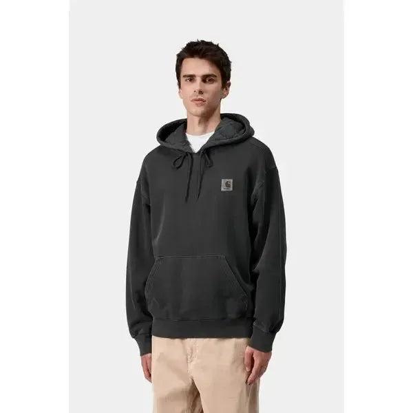 Carhartt WIP Hooded Vista Sweatshirt Black Garment Dyed-Black Sheep Skate Shop