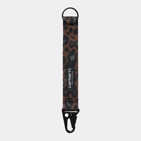 Carhartt WIP Jude Keyholder Tamarind Camo Leopard Jacquard-Black Sheep Skate Shop