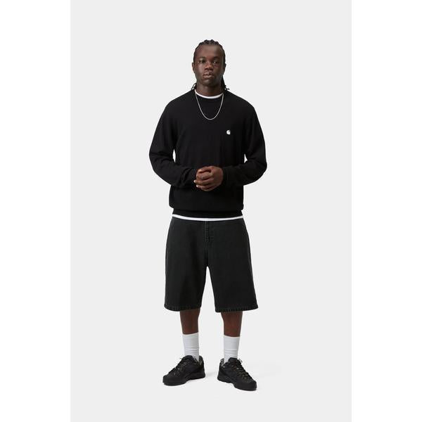 Carhartt WIP Landon Denim Short Black Stone Washed-Black Sheep Skate Shop