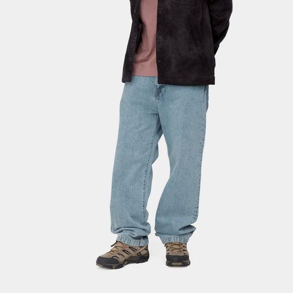 Carhartt WIP Landon Pant Blue Bleach Robertson Denim-Black Sheep Skate Shop