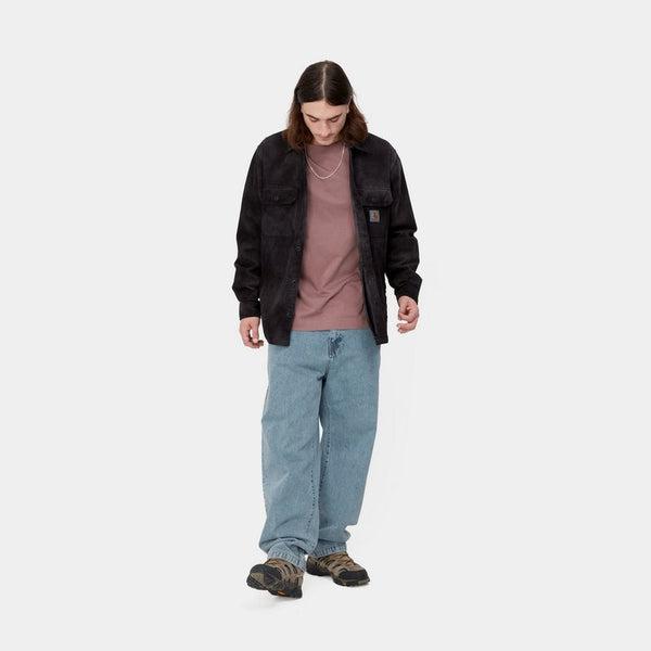 Carhartt WIP Landon Pant Blue Bleach Robertson Denim-Black Sheep Skate Shop