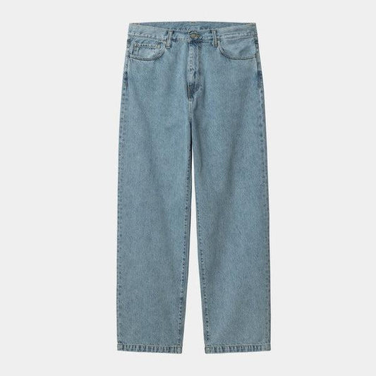 Carhartt WIP Landon Pant Blue Bleach Robertson Denim-Black Sheep Skate Shop