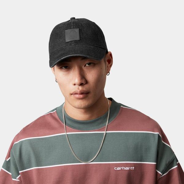 Carhartt WIP Lincoln Cap Black Bleached-Black Sheep Skate Shop