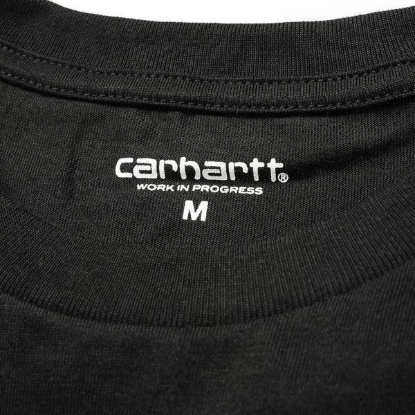 Carhartt WIP Long Sleeve Pocket T-Shirt Black-Black Sheep Skate Shop