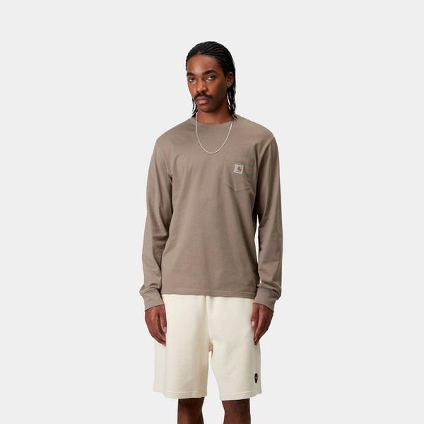 Carhartt WIP Long Sleeve Pocket T-Shirt Branch-Black Sheep Skate Shop
