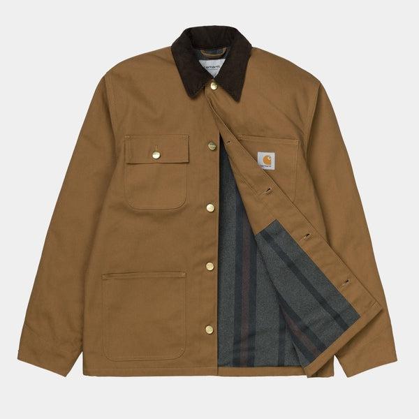 Carhartt WIP Michigan Chore Coat Hamilton Brown Tobacco-Black Sheep Skate Shop