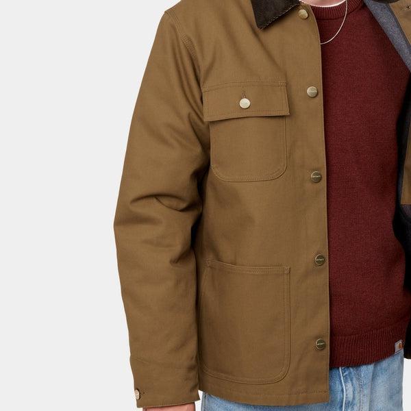 Carhartt WIP Michigan Chore Coat Hamilton Brown Tobacco-Black Sheep Skate Shop