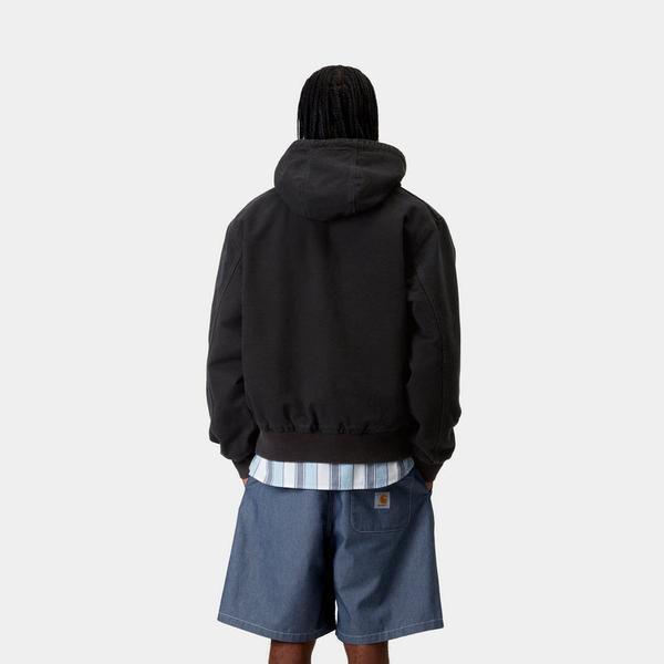 Carhartt WIP OG Active Jacket Spring Stone Canvas Black-Black Sheep Skate Shop