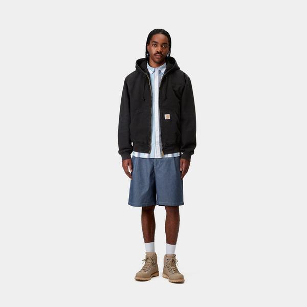 Carhartt WIP OG Active Jacket Spring Stone Canvas Black-Black Sheep Skate Shop