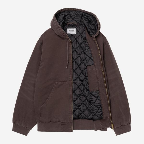 Carhartt WIP OG Active Jacket Winter Jacket Tobacco Stone Canvas-Black Sheep Skate Shop