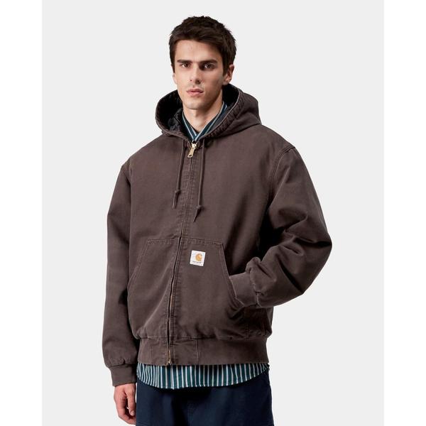 Carhartt WIP OG Active Jacket Winter Jacket Tobacco Stone Canvas-Black Sheep Skate Shop