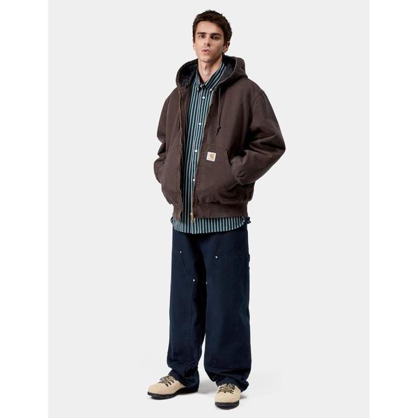 Carhartt WIP OG Active Jacket Winter Jacket Tobacco Stone Canvas-Black Sheep Skate Shop