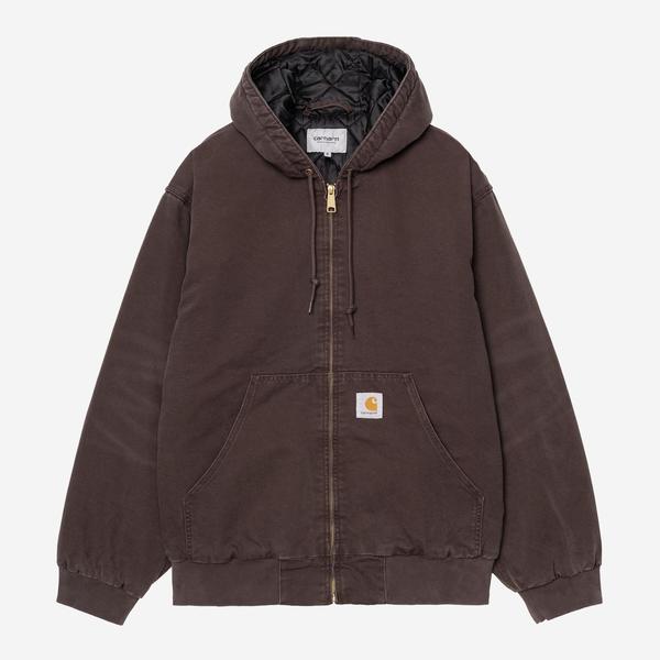 Carhartt WIP OG Active Jacket Winter Jacket Tobacco Stone Canvas-Black Sheep Skate Shop