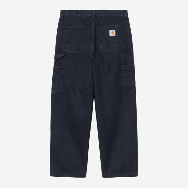 Carhartt WIP OG Single Knee Canvas Pant Deep Night Stone Washed-Black Sheep Skate Shop