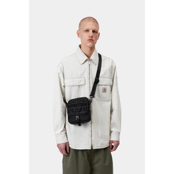 Carhartt WIP Prescott Shoulder Bag Black-Black Sheep Skate Shop
