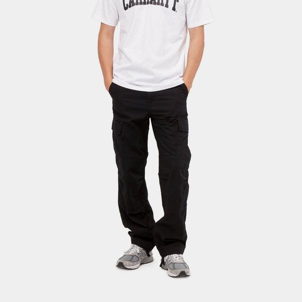 Carhartt WIP Regular Cargo Pant Black Columbia Ripstop-Black Sheep Skate Shop