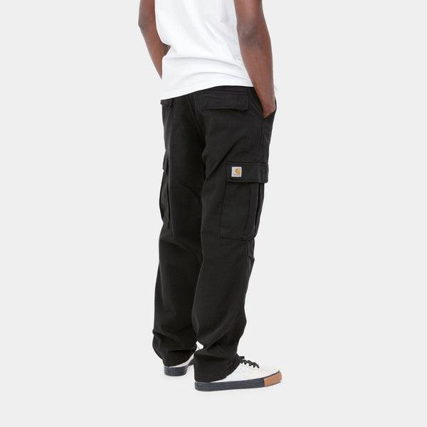 Carhartt WIP Regular Cargo Pant Black Garment Dyed Twill-Black Sheep Skate Shop