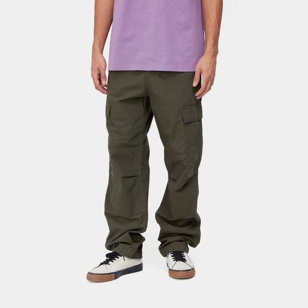 Carhartt WIP Regular Cargo Pant Cypress Columbia Ripstop-Black Sheep Skate Shop