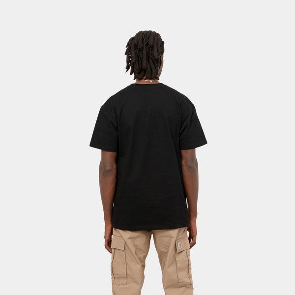 Carhartt WIP S/S Chase T-Shirt Black - Gold-Black Sheep Skate Shop