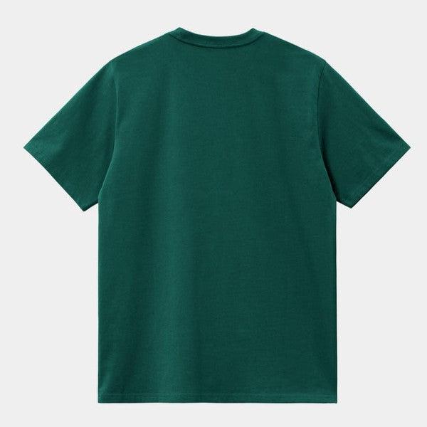 Carhartt WIP S/S Chase T-Shirt Chervil - Gold-Black Sheep Skate Shop