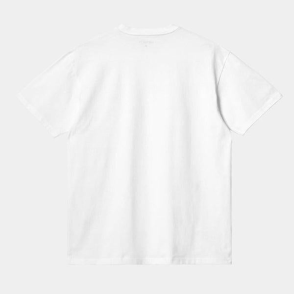 Carhartt WIP S/S Chase T-Shirt White - Gold-Black Sheep Skate Shop