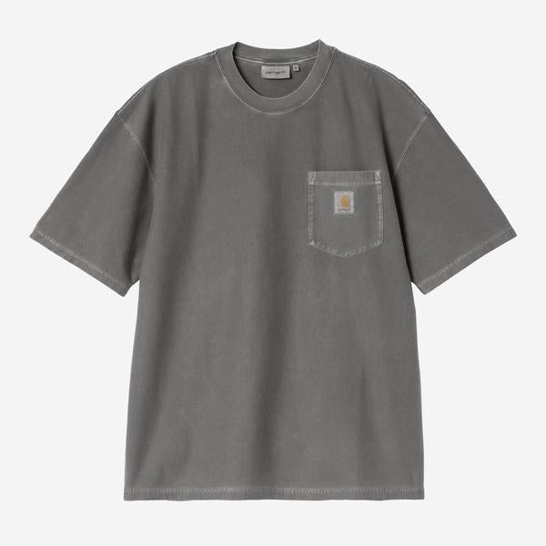 Carhartt WIP S/S Loose Pocket T-Shirt Garment Dyed Black – Black