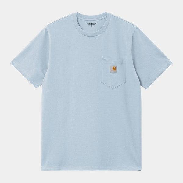 Carhartt WIP S/S Pocket T-Shirt Air Sky-Black Sheep Skate Shop