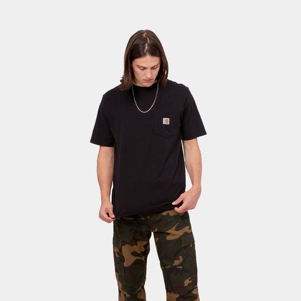 Carhartt WIP S/S Pocket T-Shirt Black-Black Sheep Skate Shop