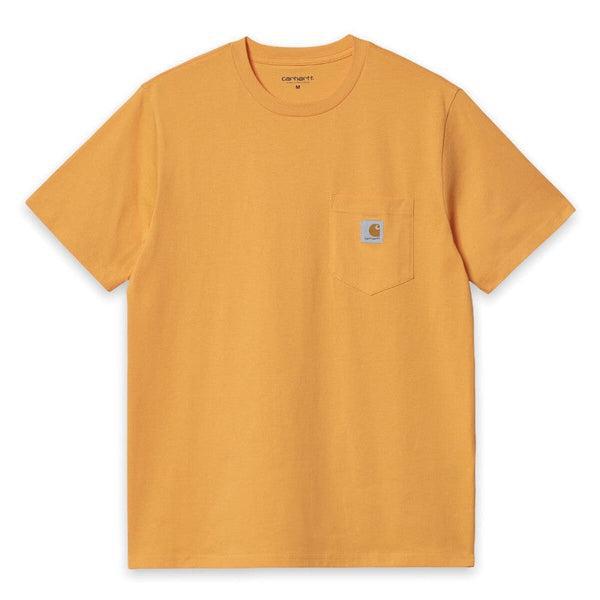 Carhartt WIP S/S Pocket T-Shirt Pale Orange-Black Sheep Skate Shop