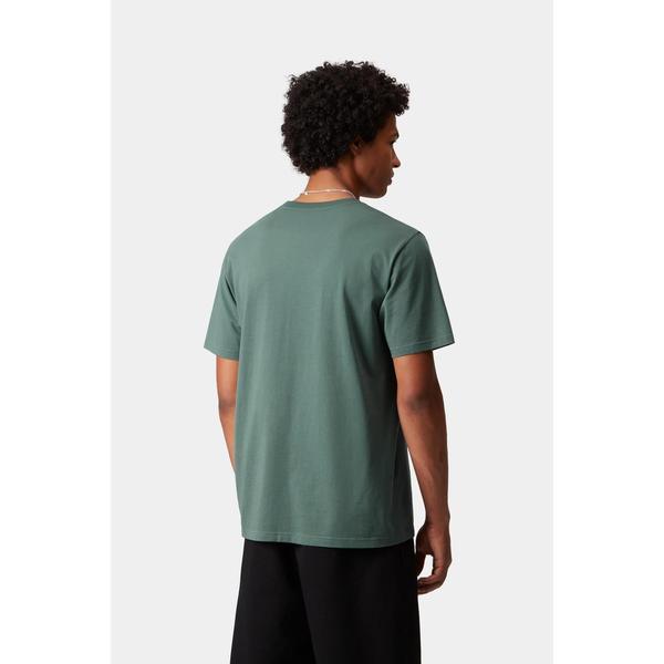 Carhartt WIP S/S Pocket T-Shirt Silver Pine-Black Sheep Skate Shop
