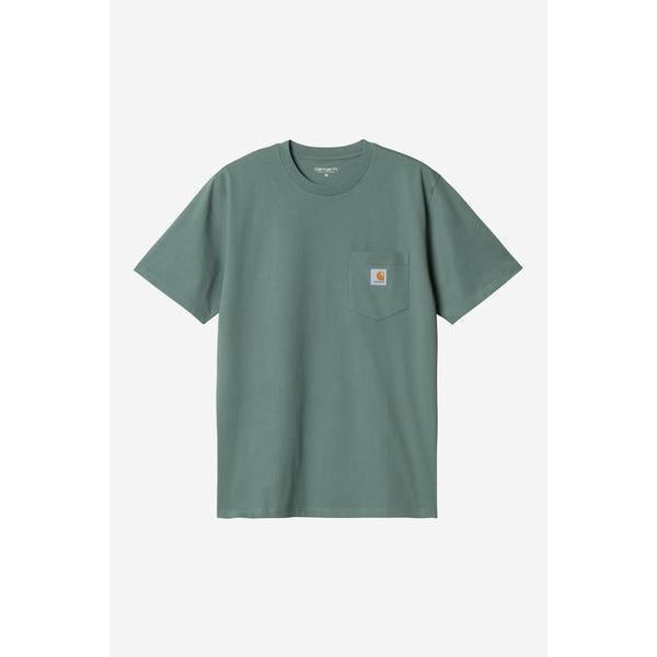 Carhartt WIP S/S Pocket T-Shirt Silver Pine-Black Sheep Skate Shop