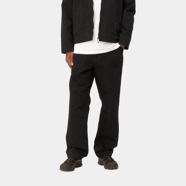 Carhartt WIP Simple Pant Dearborn Canvas Black Rinsed-Black Sheep Skate Shop