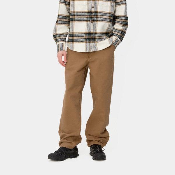Carhartt WIP Simple Pant Dearborn Canvas Hamilton Brown-Black Sheep Skate Shop