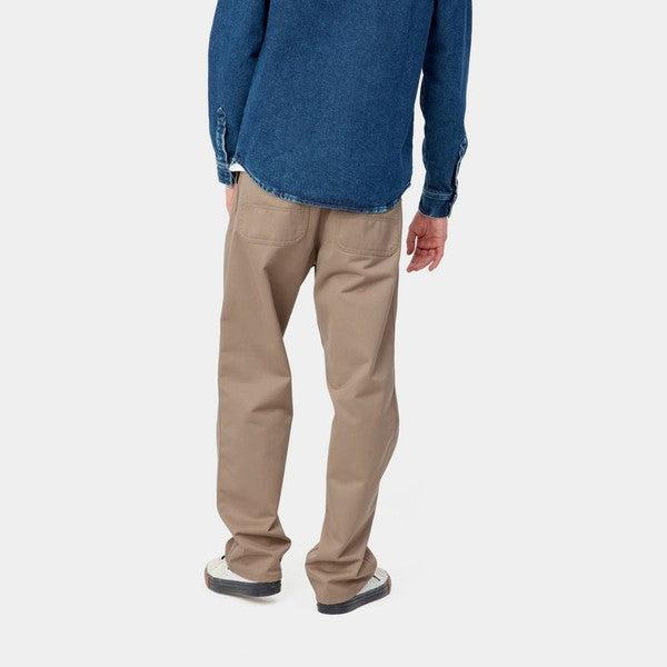 Carhartt WIP Simple Pant Leather Denison Twill-Black Sheep Skate Shop