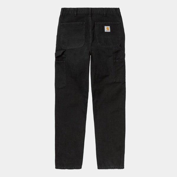 Carhartt WIP Single Knee Pant Dearborn Canvas Aged Black-Black Sheep Skate Shop