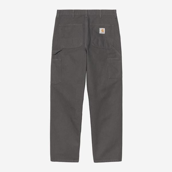 Carhartt WIP Single Knee Pant Dearborn Stone Canvas Graphite-Black Sheep Skate Shop