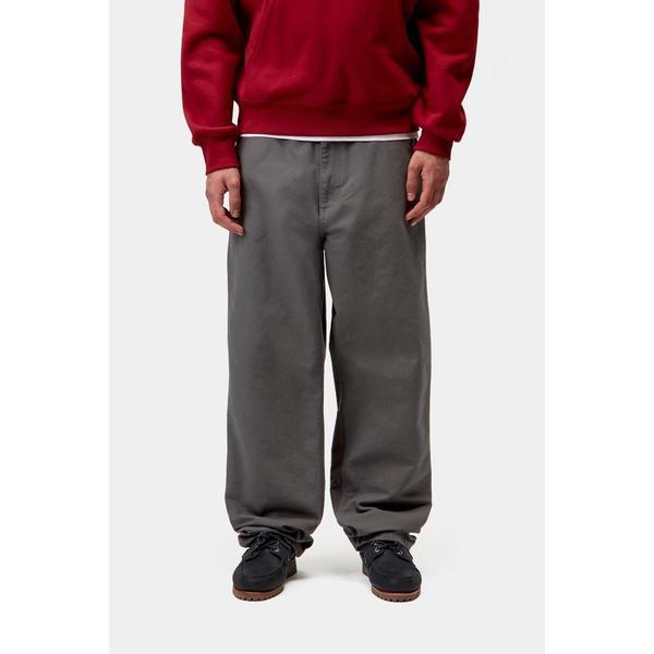 Carhartt WIP Single Knee Pant Dearborn Stone Canvas Graphite-Black Sheep Skate Shop
